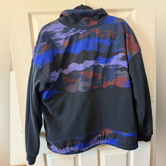 Free People Movement Daybreak Sweatshirt Size Medium Pullover Printed 1/2 Zip - Picture 9 of 13